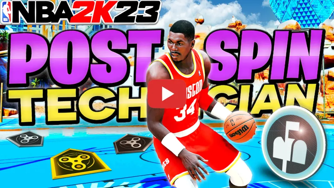 Thumbnail for Post Spin Technician - 2k23 badge test on the NBA2KLab YouTube Channel