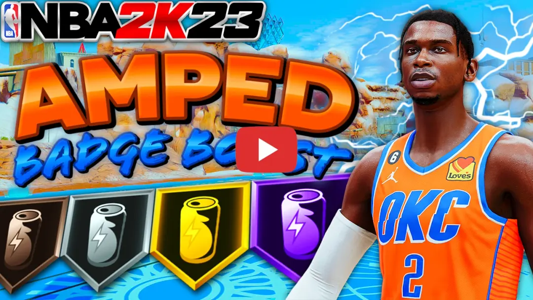 Thumbnail for Amped - 2k23 badge test on the NBA2KLab YouTube Channel