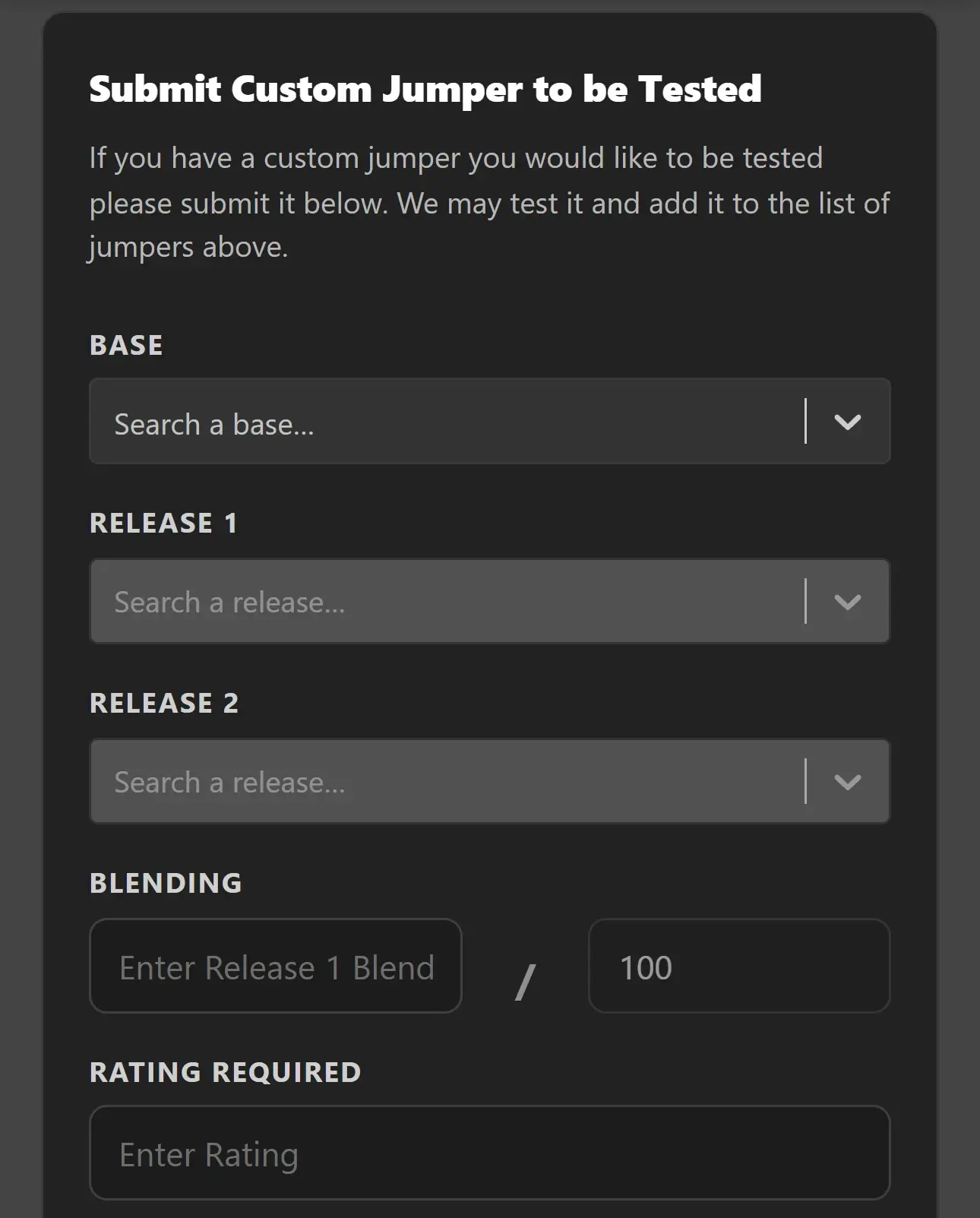 NBA 2K27 custom jumper request form