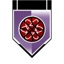 Set and Fire badge at Hall of Fame with the Recommended Max +2 perk