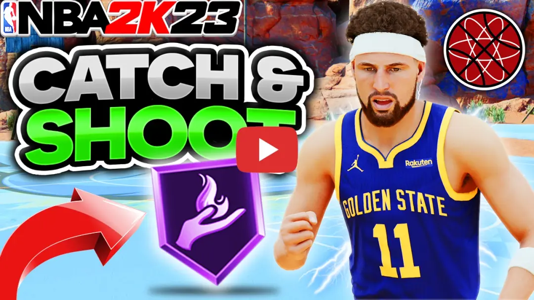 Thumbnail for Catch and Shoot - 2k23 badge test on the NBA2KLab YouTube Channel