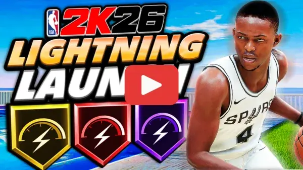 Thumbnail for Lightning Launch badge test on the NBA2KLab YouTube Channel