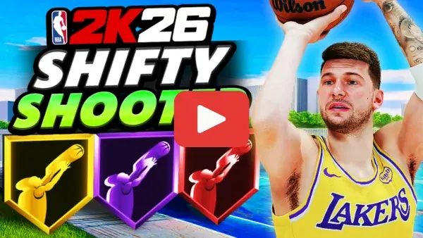 Thumbnail for Shifty Shooter  badge test on the NBA2KLab YouTube Channel