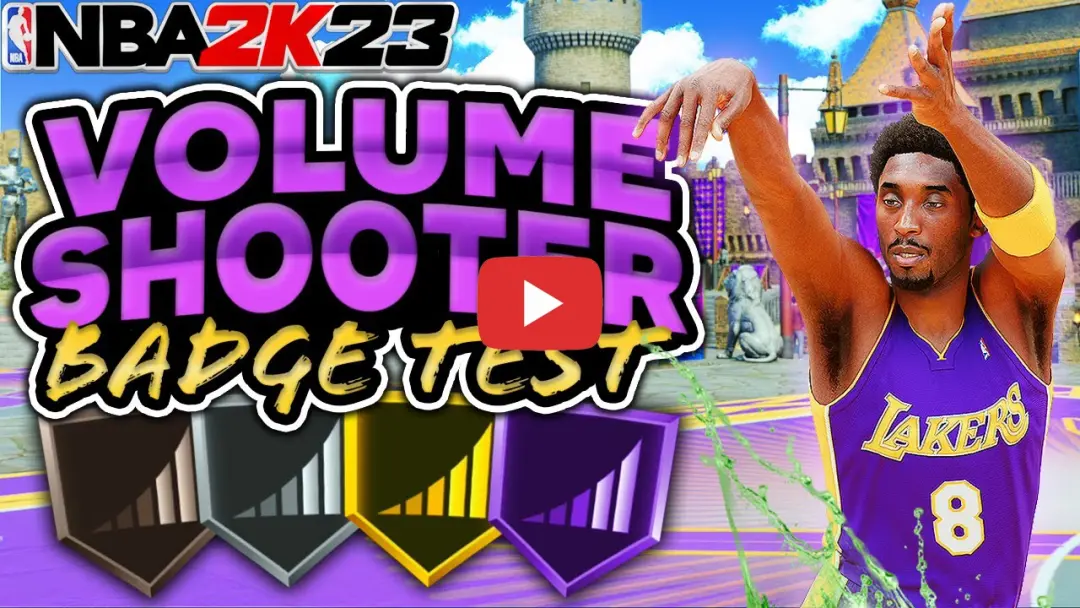 Thumbnail for Volume Shooter - 2k23 badge test on the NBA2KLab YouTube Channel