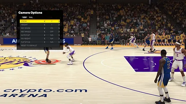 2K24 Rail Cam Offense