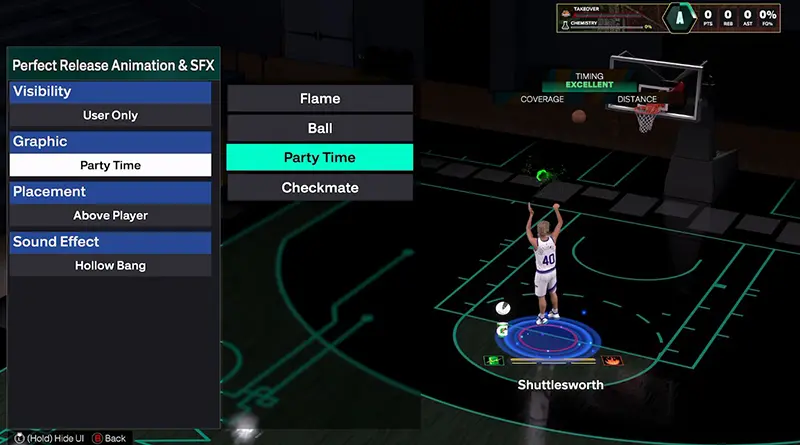 NBA 2k26 Party Shot Meter