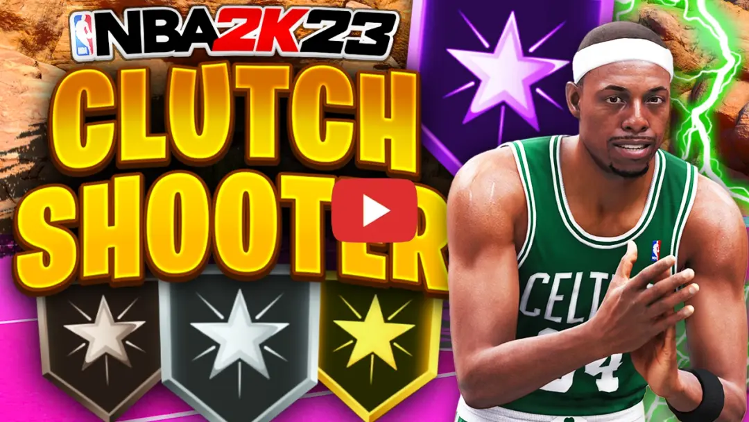 Thumbnail for Clutch Shooter - 2k23 badge test on the NBA2KLab YouTube Channel