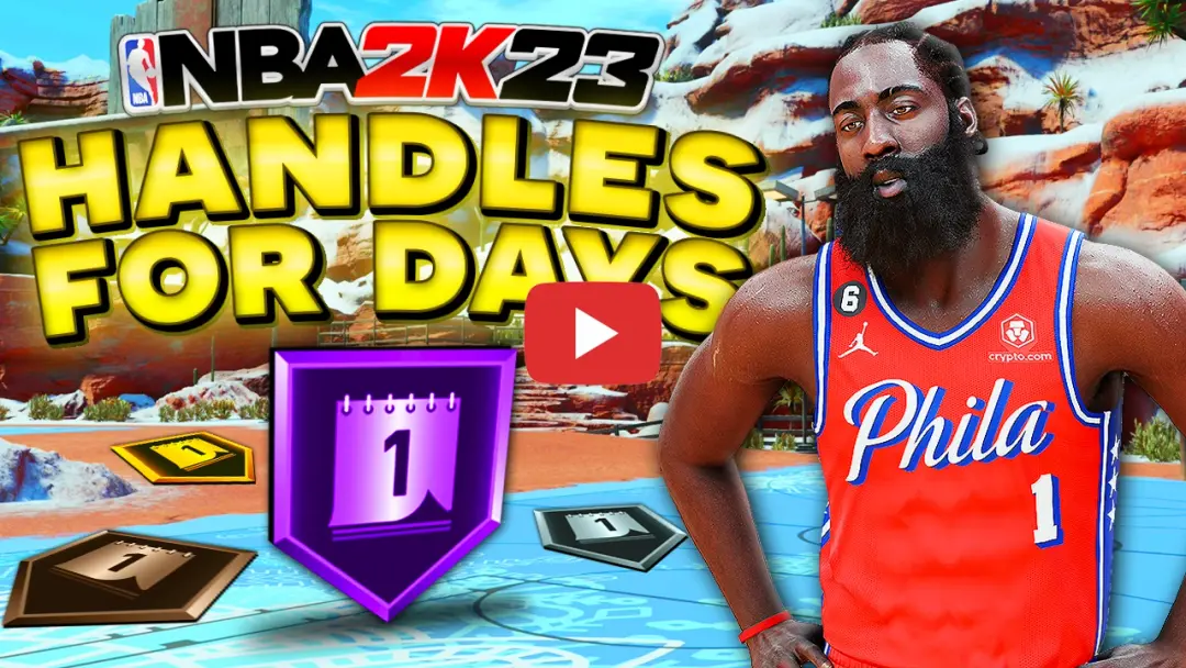 Thumbnail for Handles For Days - 2k23 badge test on the NBA2KLab YouTube Channel