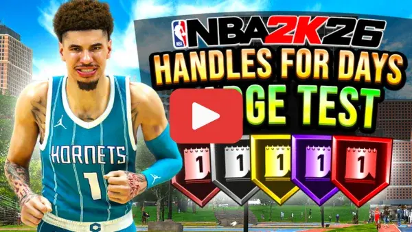 Handles for Days Badge Thumbnail Thumbnail for Handles for Days badge test on the NBA2KLab YouTube Channel